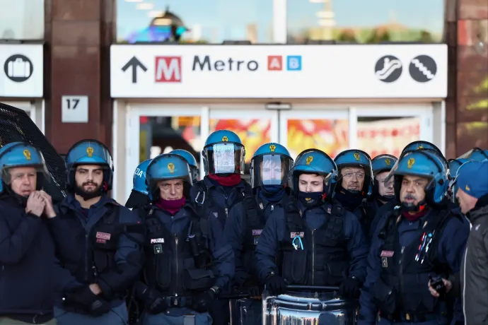 Százezrek tiltakoznak Olaszországban Gázáért, 24 órás sztrájkot is tartanak