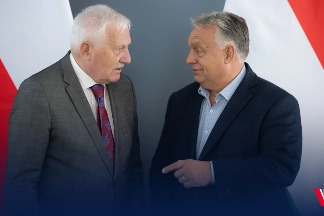 Orbán Viktor Václav Klaust fogadta a Karmelitában