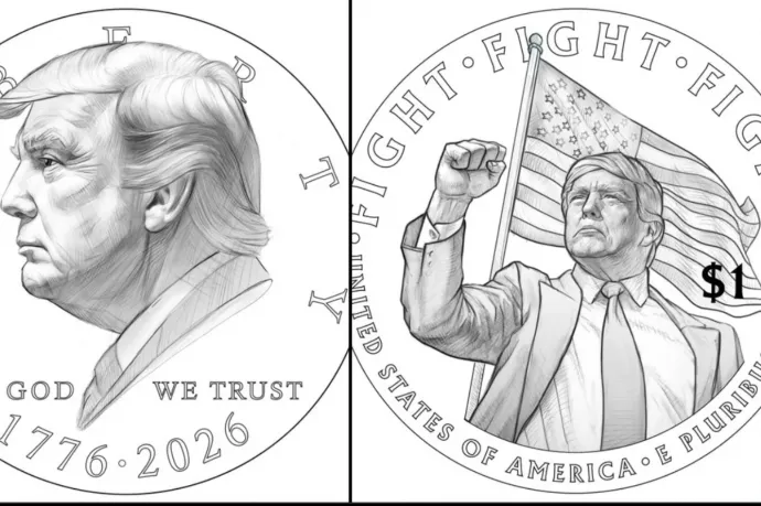 Trump portréjával díszített egydollárosok kerülhetnek forgalomba Amerikában jövőre