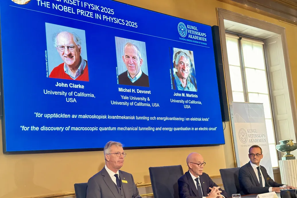 Kvantumfizika kézzel fogható méretben – ezért járt az idei fizikai Nobel-díj