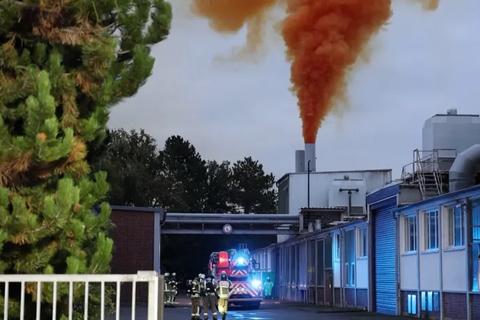 Egy sárga, mérgező gázfelhő miatt adtak ki riasztást Németországban