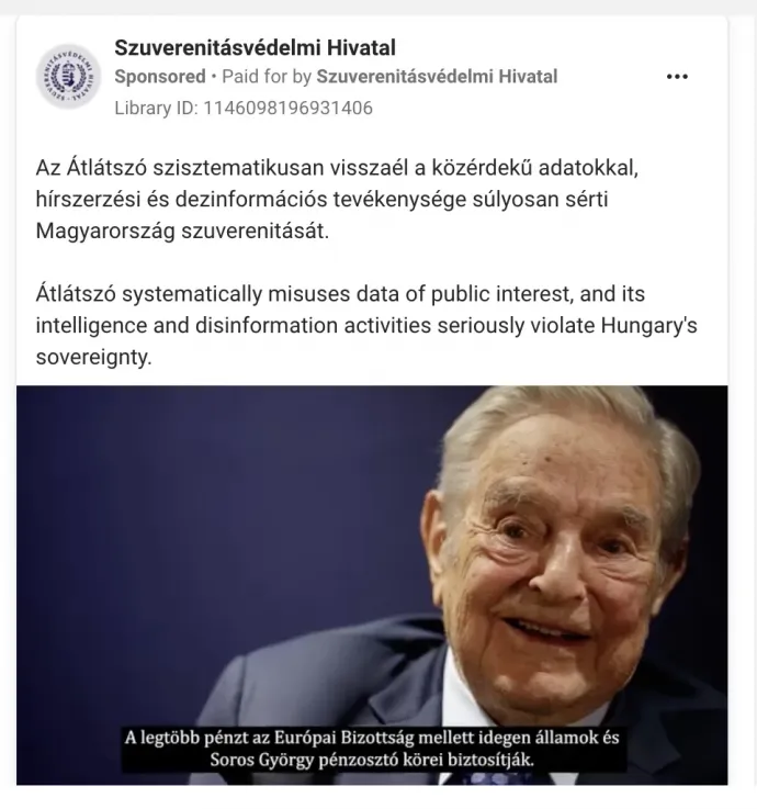 Forrás: Meta Ad Library