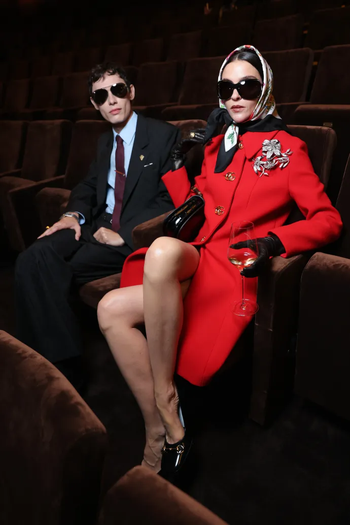 A Gucci eseménye a milánói divathéten, 2025. szeptember 23-án – Fotó: Victor Boyko / Saira MacLeod / Victor Boyko / Getty Images