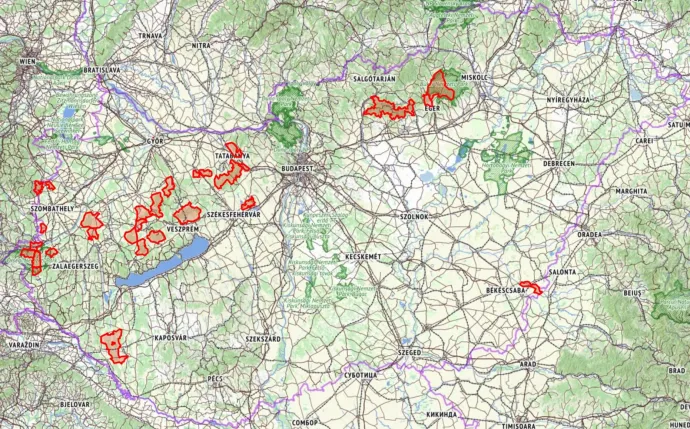 Erdőlátogatási korlátozások októberben – Forrás: heyjoe.hu