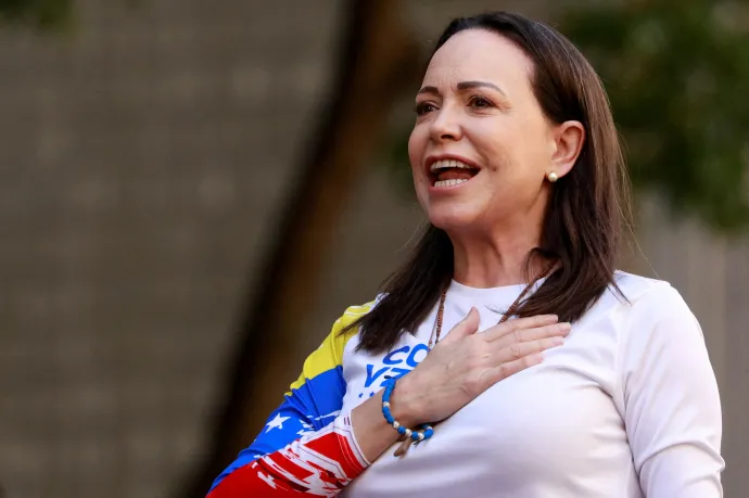 Trumpnak és a venezuelai népnek ajánlotta María Corina Machado a frissen megkapott Nobel-békedíját
