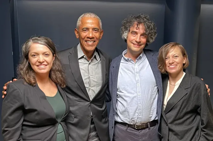 Kapronczay Stefániával és Léderer Sándorral találkozott Barack Obama