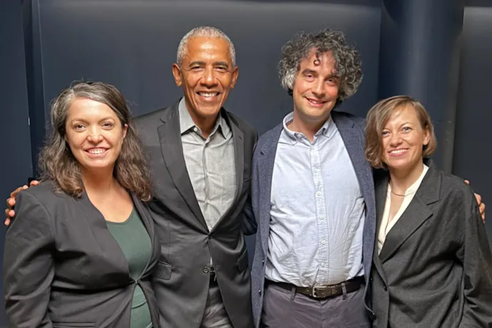 Kapronczay Stefániával és Léderer Sándorral találkozott Barack Obama