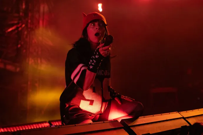 Billie Eilish a Szigeten 2023-ban – Fotó: Hevesi-Szabó Lujza / Telex