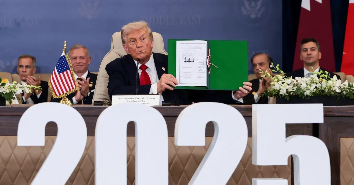 Trump, Egyiptom, Katar és Törökország vezetői aláírták, hogy elkötelezettek a közel-keleti béke mellett