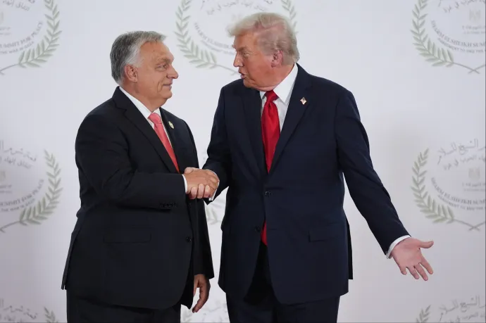 Trump az egyiptomi békekonferencián: Viktor fantasztikus, remek vezető