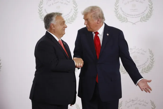 Trump az egyiptomi békekonferencián: Viktor fantasztikus, remek vezető
