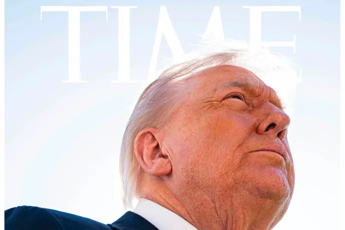 Donald Trump vérig sértődött, amiért a Time magazin „eltüntette a haját”