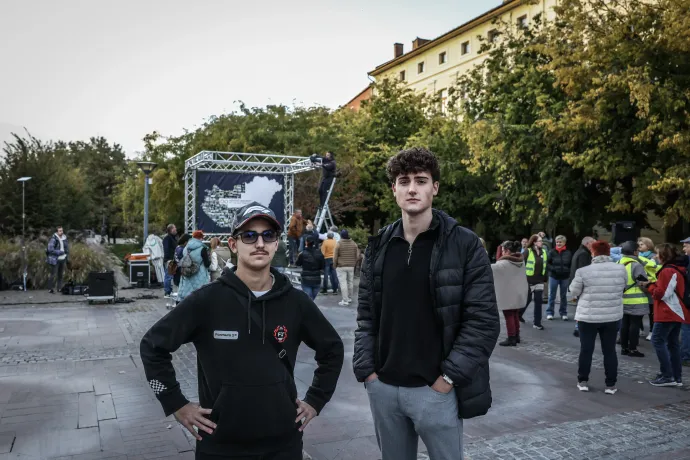 Balogh Patrik és Bakos Bánk – Fotó: Huszti István / Telex