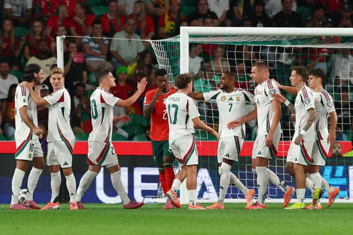 Szoboszlai 91. perces góljával a magyar válogatott 2-2-t játszott Portugáliával