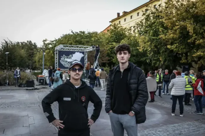 Patrik Balogh and Bánk Bakos – Photo: István Huszti / Telex