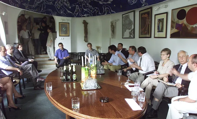 Orbán Viktor leköszönő miniszterelnök a Szövetség a Nemzetért polgári kör alakuló ülésen – Fotó: Bruzák Noémi / MTI