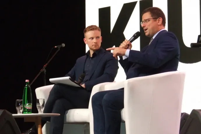 Gulyás Gergely Győrben jelentette be, hogy Varga Judit egyelőre nem akar visszatérni