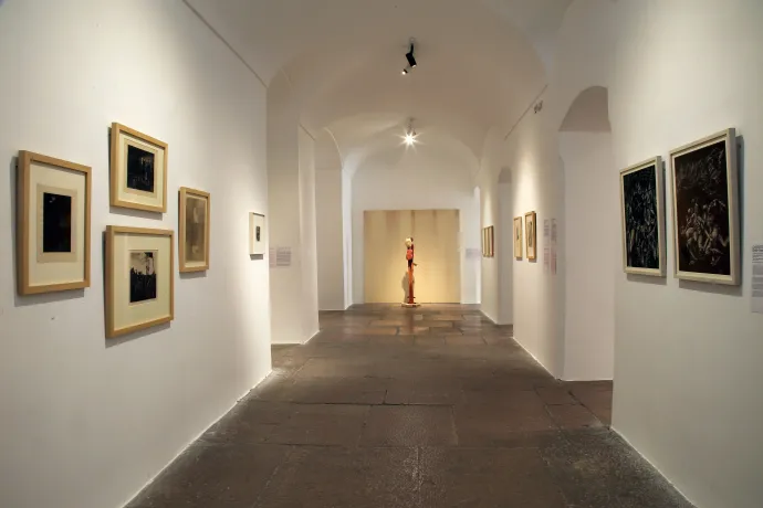 El-Hassan Róza, Käthe Kollwitz és Kasitzky Ilona munkái a kiállításon – Fotó: F. Szalatnyay Judit / BTM