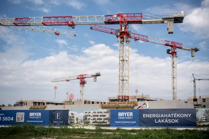 Épül az Epres Liget lakópark – Fotó: Bődey János / Telex