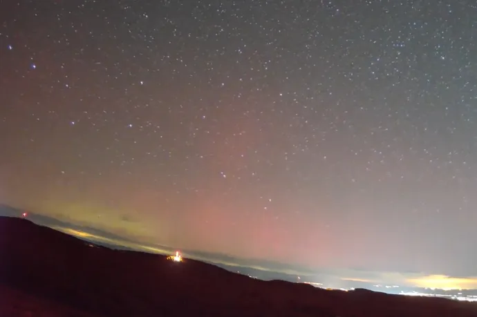 Szombat éjjel újra látszódott a sarki fény Magyarországról