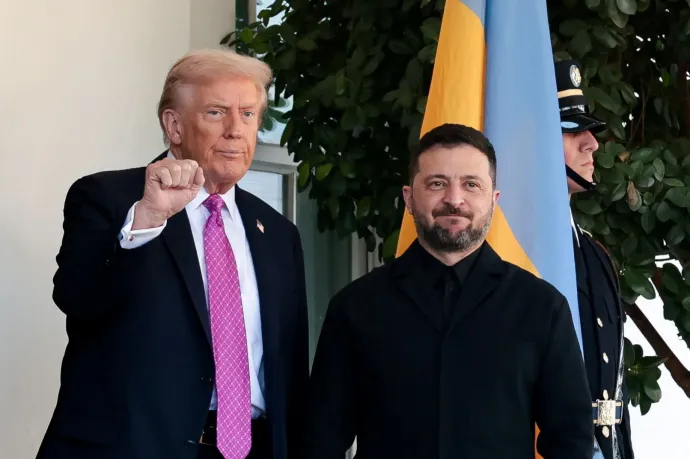 Zelenszkij szerint Trumpnak nagyobb nyomást kell gyakorolnia Putyinra, mint a Hamászra