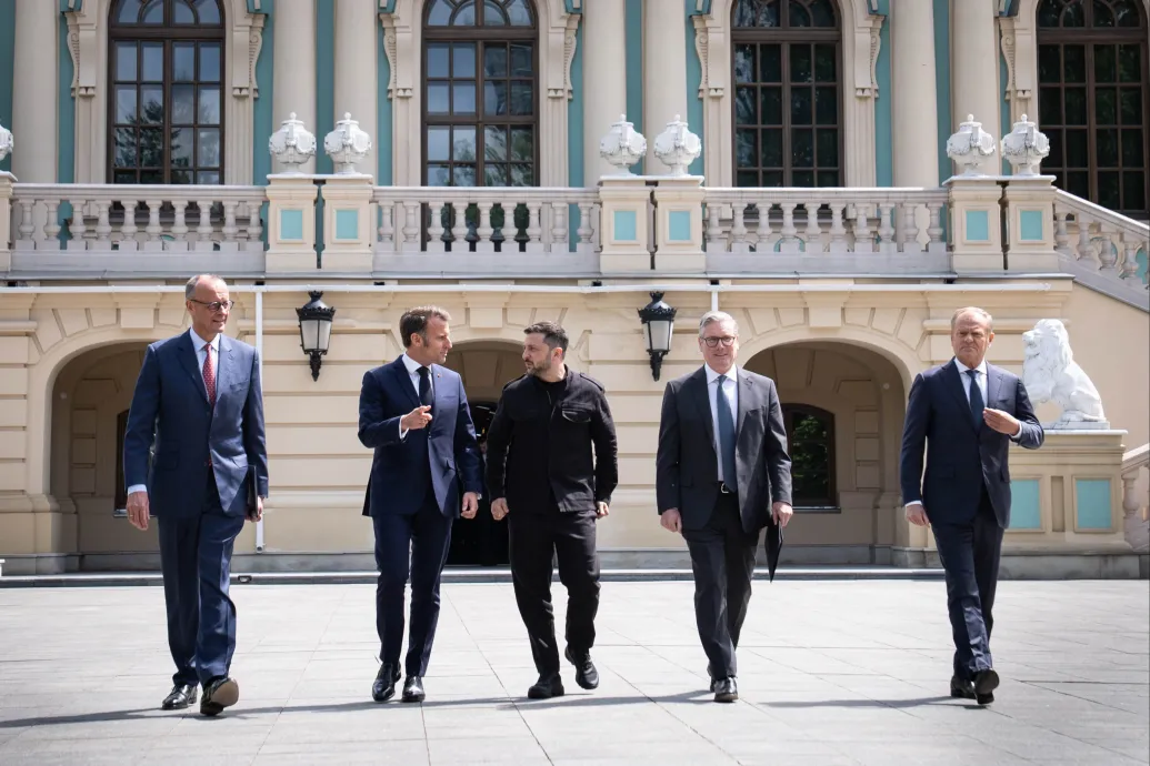 Zelenszkij, Meloni, Merz, Macron és más európai vezetők támogatják az azonnali tűzszünetet Ukrajnában