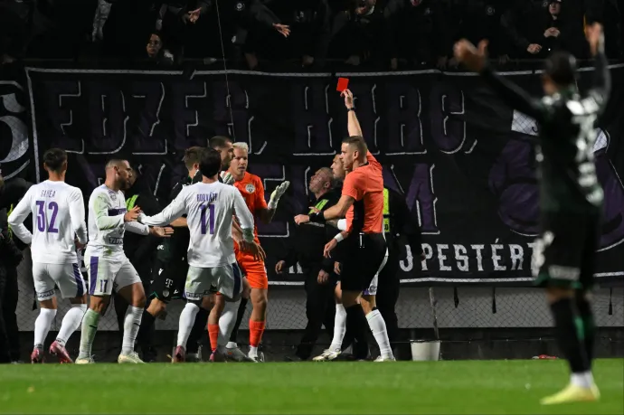 Négy meccsről tiltották el az Újpest–Fradin a labdaszedőt fellökő Gróf Dávidot