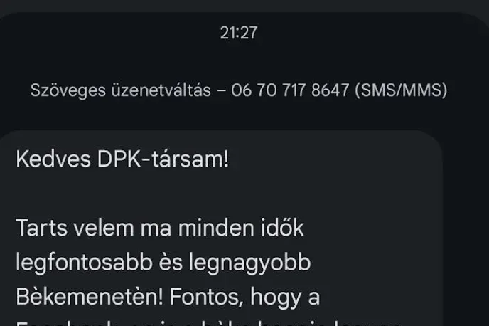 Durván elkéstek Orbán Viktor sms-ei, órákkal a vége után hív a Békemenetre