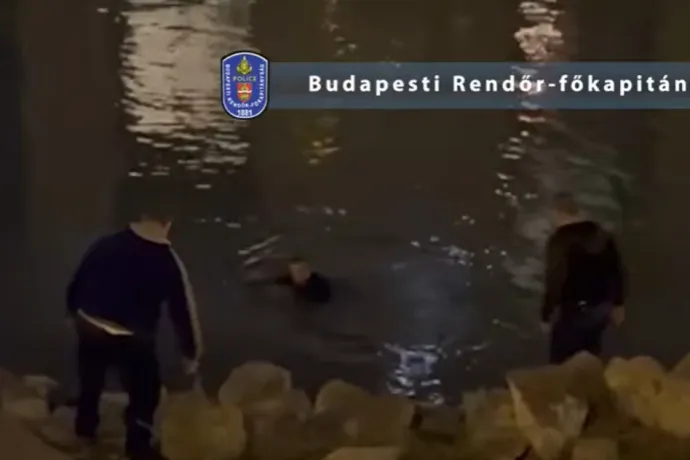 Egy 37 éves férfi betört egy V. kerületi házba, aztán mikor megjelentek a rendőrök, a Dunába menekült