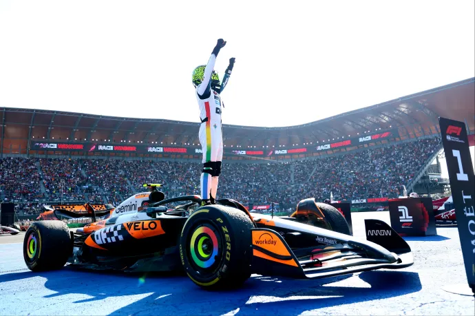 F1: Norris a sima mexikói győzelme után egy pontos előnnyel átvette a bajnokság vezetését