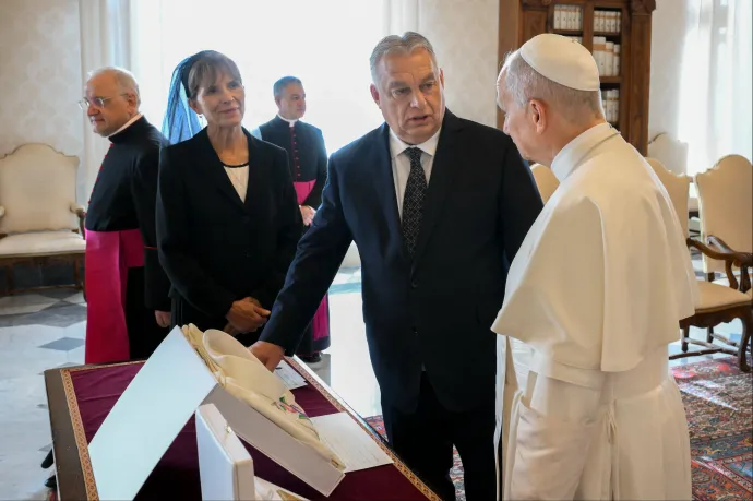 Orbán Viktor arra kérte a pápát, hogy támogassa háborúellenes erőfeszítéseit
