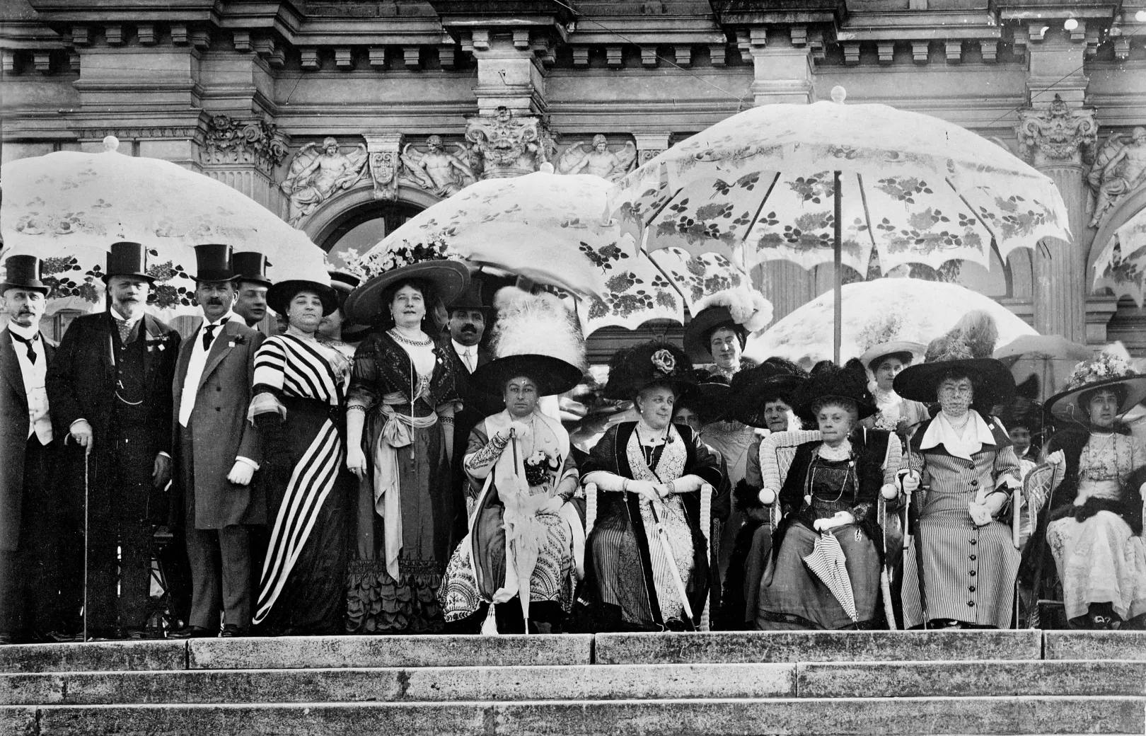 Ünneplő bécsi társaság az 1910-es években – Fotó: Collection Roger-Viollet / Roger-Viollet via AFP