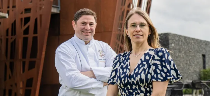Aurélien Gransagne séf és Marie-Aude Vieira, az étterem tulajdonos-étteremvezető – Fotó: Le Primore Hotel