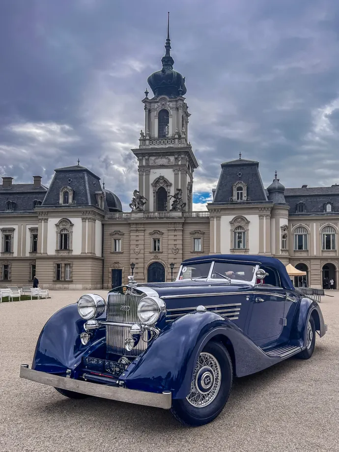 Horch roadster a Festetics Concours d'Elegance-on. A Rejoy iPhone 13 készülékével készült saját kép – Fotó: Telex.hu