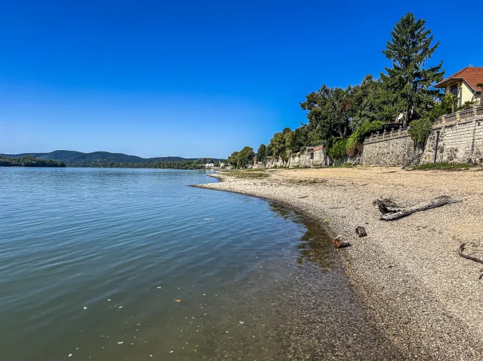 A Duna partja Verőcénél. A Rejoy iPhone 13 készülékével készült saját kép – Fotó: Telex.hu