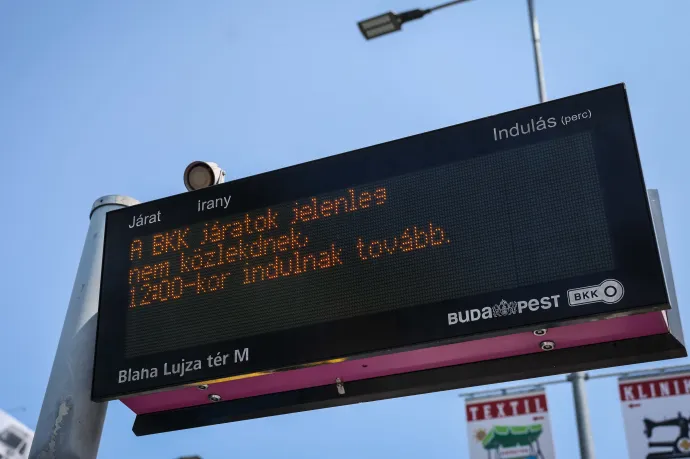 Sztrájkot is kilátásba helyeztek a budapesti közszolgáltatások dolgozói Karácsony kijelentése után