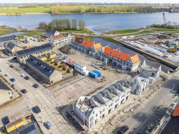 Épülő lakónegyed a hollandiai Zwolle városában 2025. április 9-én – Fotó: Sjoerd van der Wal / Getty Images