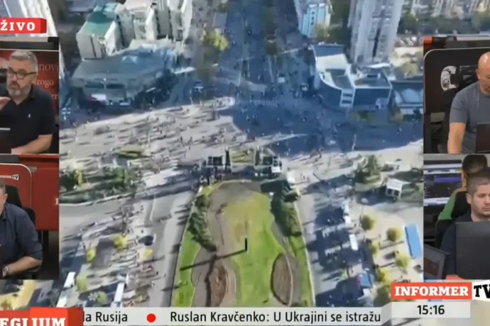 A szerb propagandamédia pont olyan bénán hazudik, mint a magyar