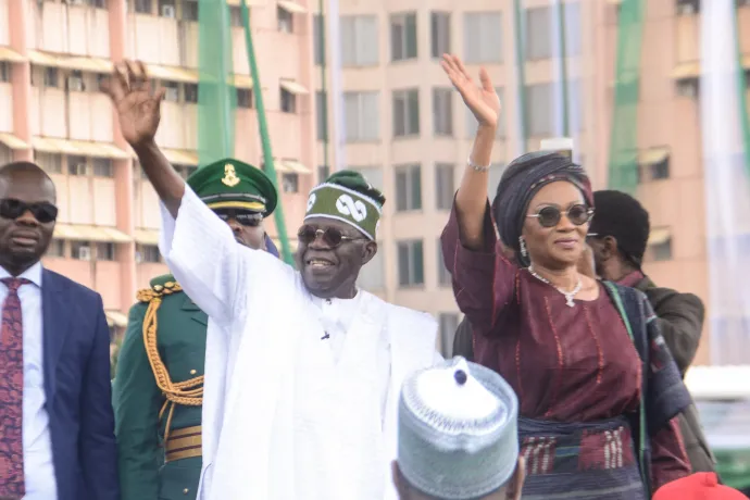 Bola és Remi Tinubu 2023 márciusában – Fotó: Olukayode Jaiyeola / NurPhoto / AFP