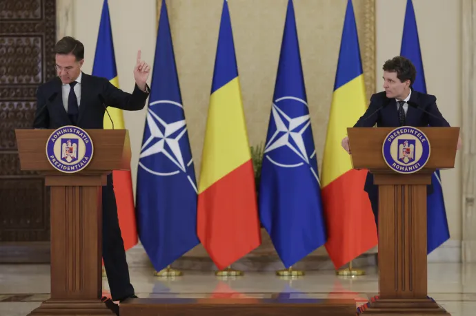 Mark Rutte Romániában: Ha ezt az országot megtámadják, 31 másik siet a védelmére