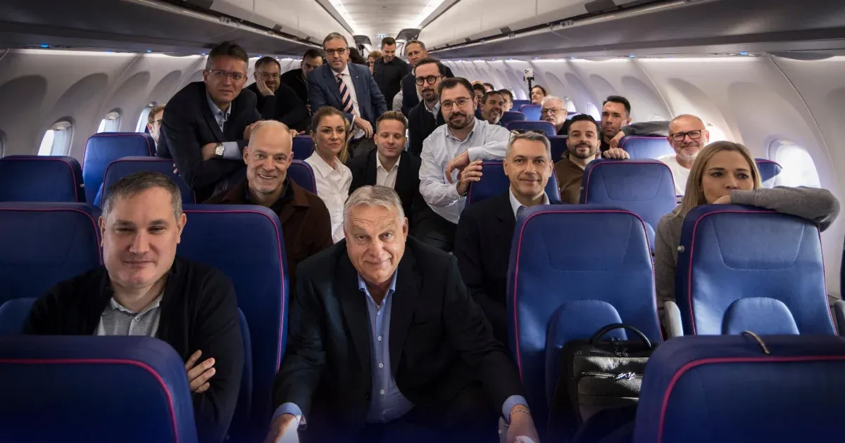 A harcosoknak előadó Dukász Magor és Schmidt Mária is Orbánékkal utazott Washingtonba