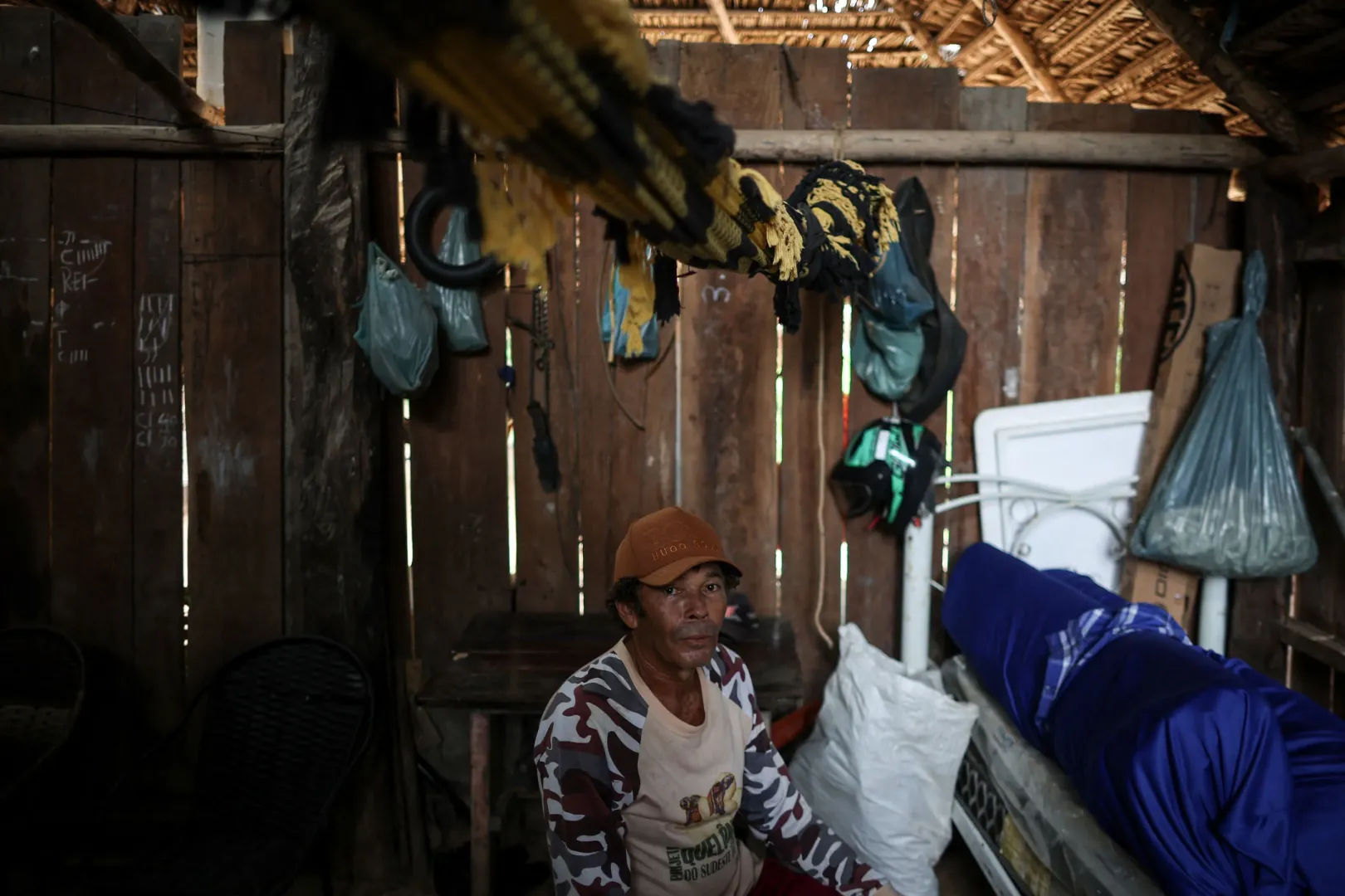 Almir Mendes Barbosa otthonában, a Saude nevű faluban – Fotó: Adriano Machado / Reuters