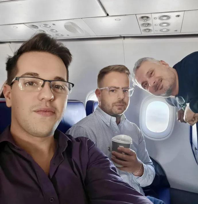 Kacsoh Dániel, Kohán Mátyás és Lentulai Krisztián – Fotó: Kacsoh Dániel / Facebook