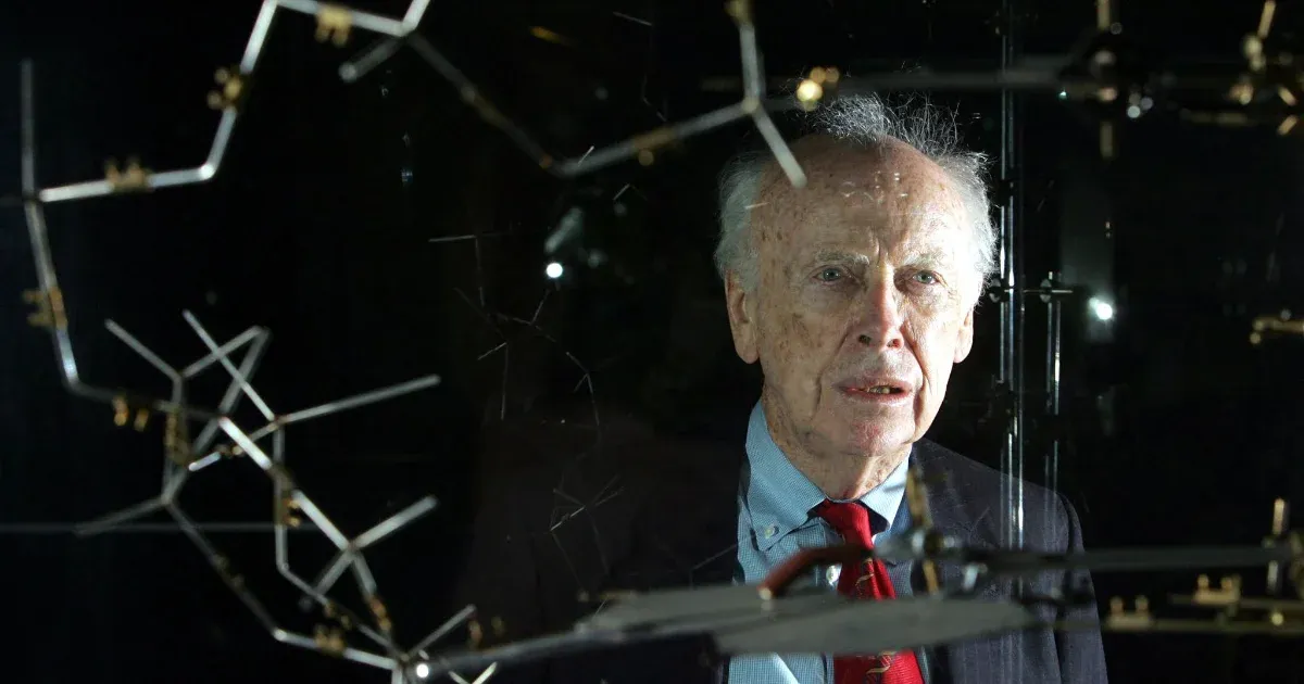 Meghalt James Watson, aki először írta le a DNS kettősspirál-szerkezetét