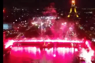 „Laza tűzijátékozáshoz” kértek engedélyt, aztán égzengést rendeztek a marokkói ultrák Párizsban