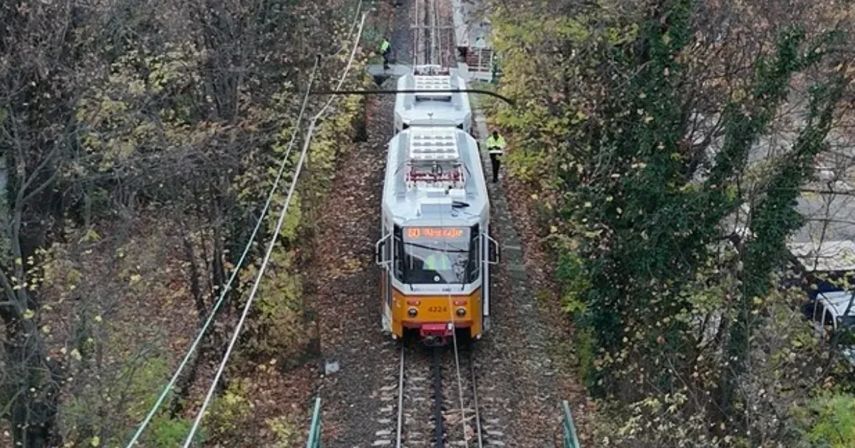 A BKV villamost tesztelt a fogaskerekű vonalán