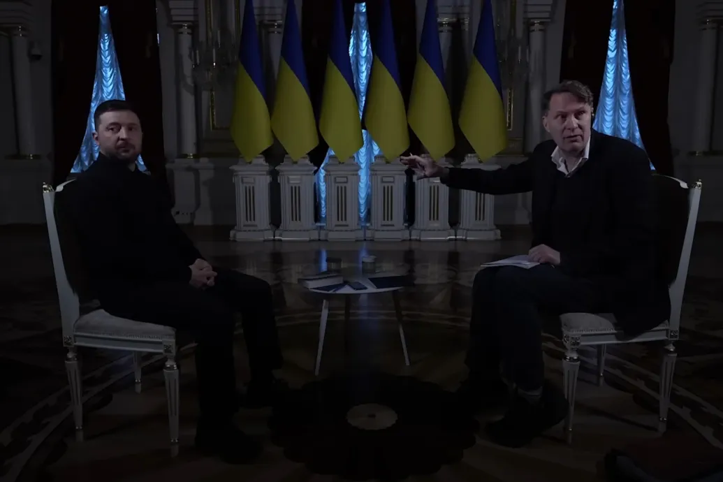 Áramszünet volt az interjú során, amiben Zelenszkij azt mondta, szerinte nem kell félniük Trumptól