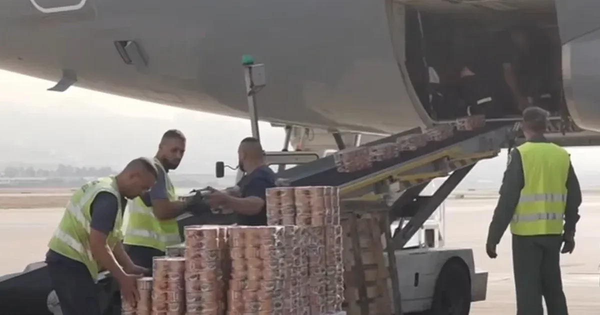 Békemisszió: hat raklapnyi konzervet küldött a magyar kormány a Libanoni Fegyveres Erőknek