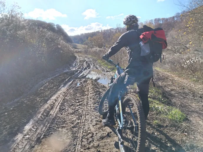 Nehézségeink az út során – Fotó: Tőkés Hunor / Transtelex