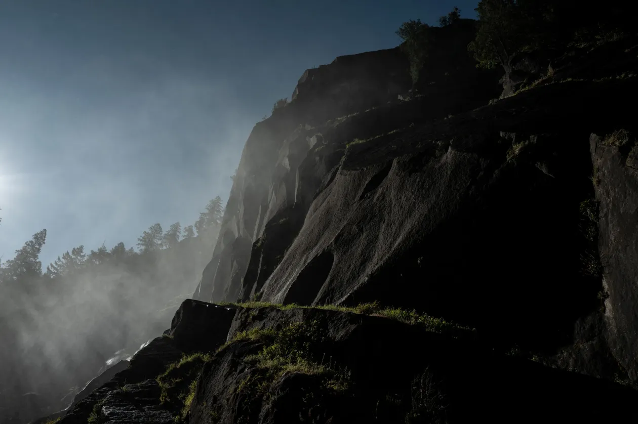 A Vernal Falls felé vezető lépcsősor – Fotó: Bődey János / Telex